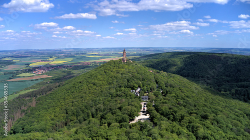 Kyffhäuser. Vogelperspektive. 