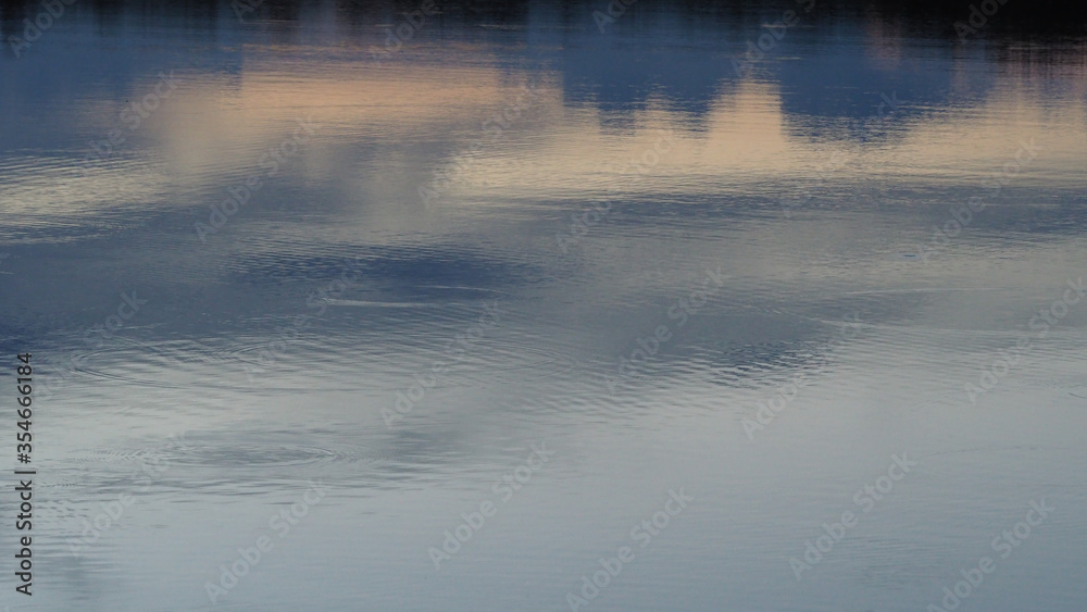 Fototapeta premium An image of a beautiful river background Abstract landscape