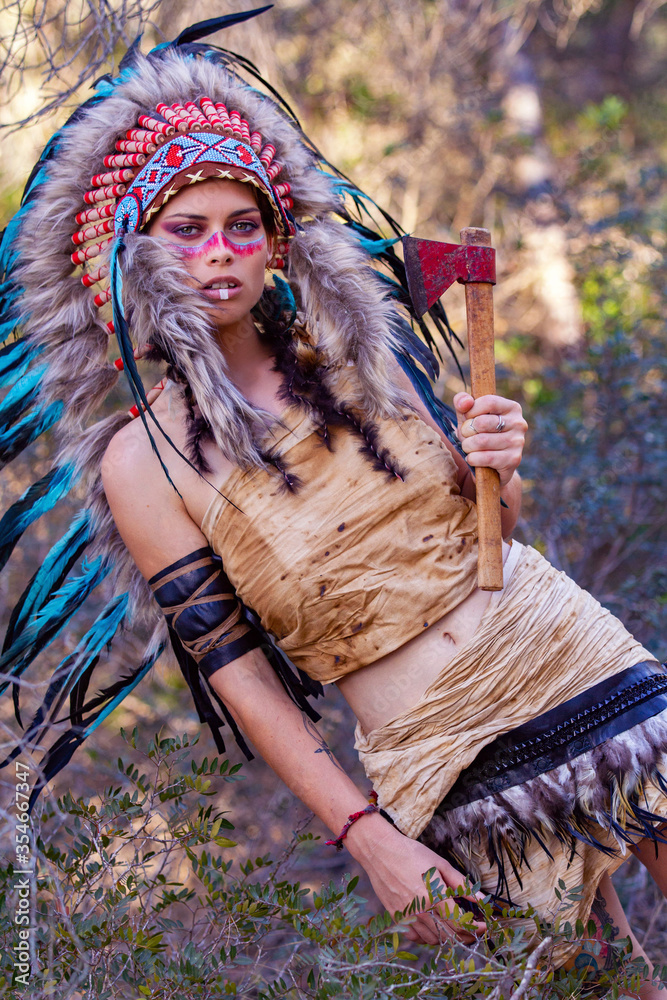 Native indian girl power