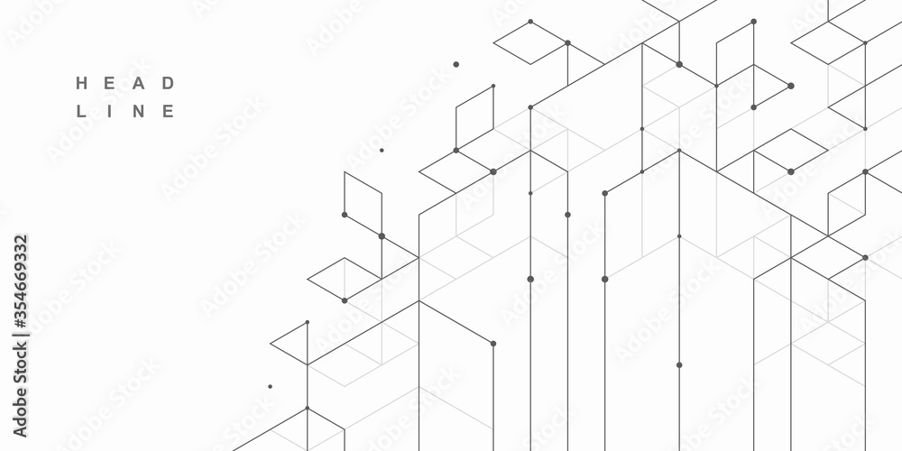Abstract geometric technological background. Vector creative design. Abstract geometric technological background. Vector creative design.