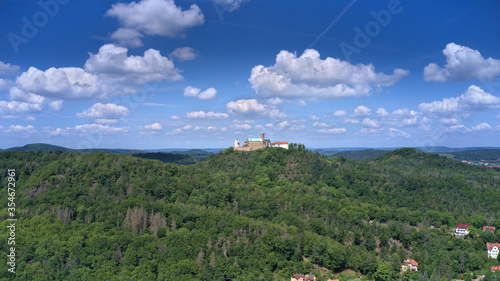 Wartburg. Vogelperspektive.  photo