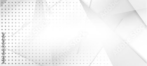 Halftone Dynamic Gray Vector Background. Modern Faded Banner. 