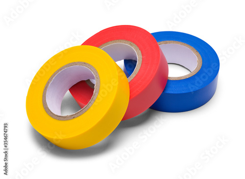 Three Colored Electrical Tape