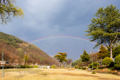 풍경, 사진, 달, 도로,