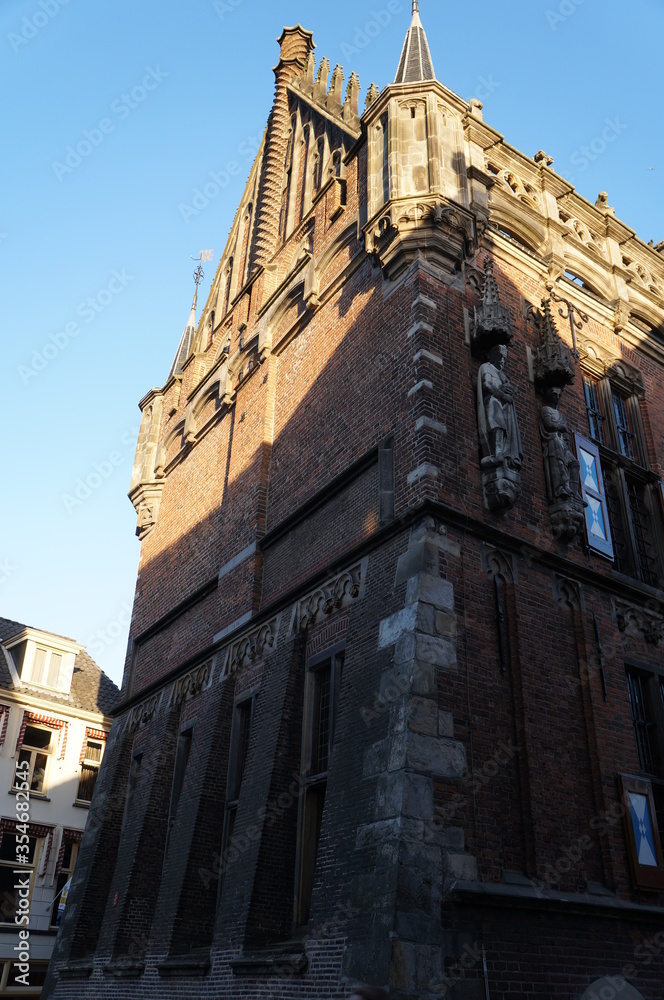 Fototapeta Old cathedral of Kampen in Netherlands