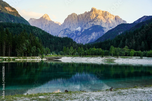 Bergpanorama in Slowenien