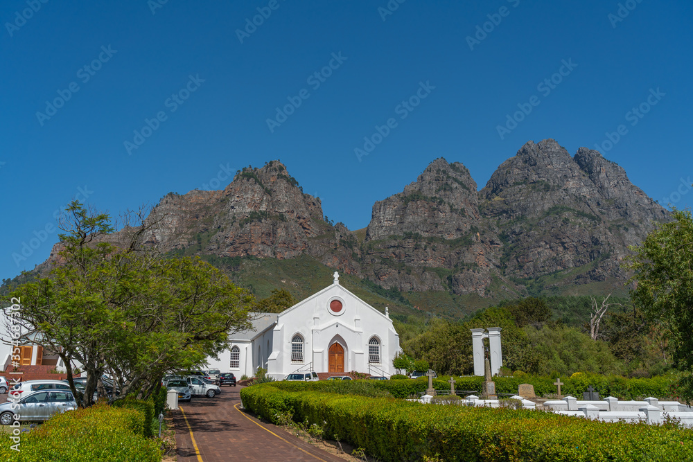 The Congregational Church in Pniel, Stellenbosch, Western Cape Province The Congregational Church in Pniel, Stellenbosch, Western Cape Province