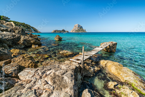 Es Vedra form Cala D´hort. Ibiza island. Spain.