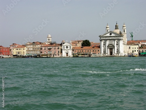 Venice, Italy, Cityscape with Church of Santa Maria del Rosario