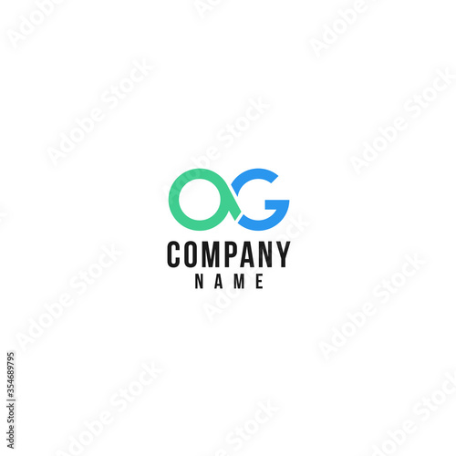 Logo abstract geometric business icon