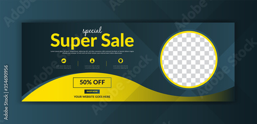 Fashion collection discount sale offer social media instagram post facebook cover page timeline web ad banner template design