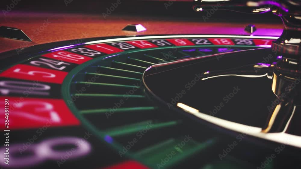 Roulette table close up at the Casino Roulette table close up at the Casino