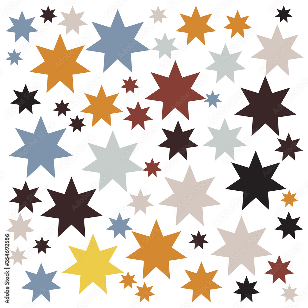 Background texture pattern, vector design, geometric and abstract, colorful stars Background texture pattern, vector design, geometric and abstract, colorful stars