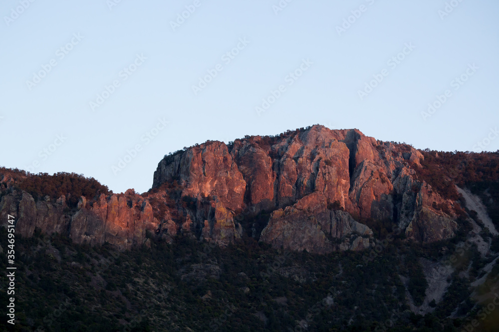 Desert Mountain in the Big Bend National Park Desert Mountain in the Big Bend National Park