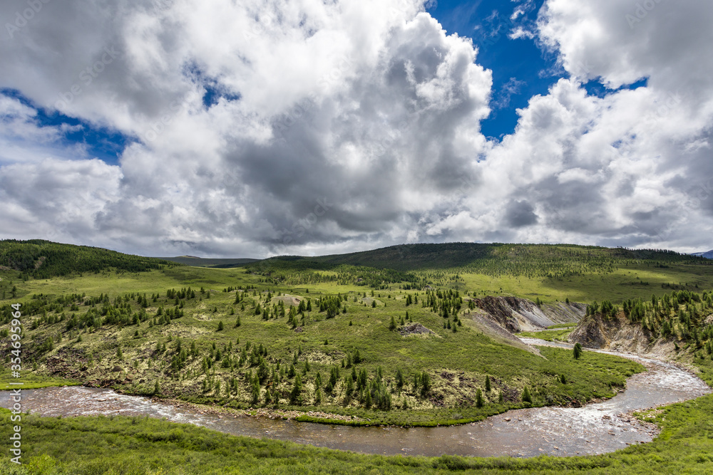 the upper reaches of the river irkut lake ilchir the upper reaches of the river irkut lake ilchir