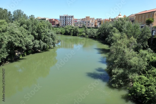 Capua - Fiume Volturno dal ponte romano