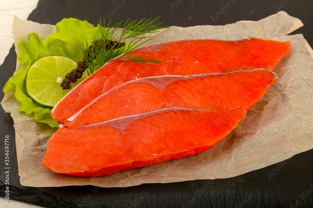 Salted salmon