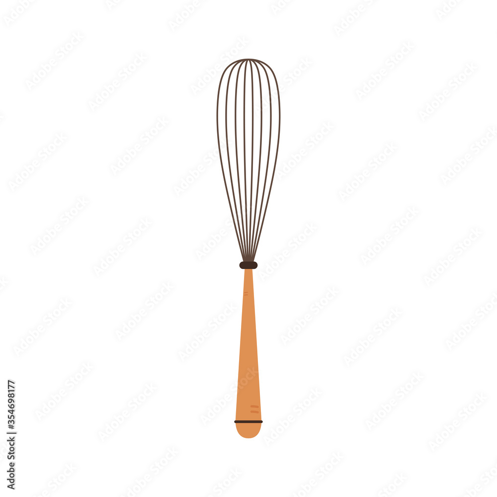 Beater egg whisk vector. Beater whisk on white background. Beater egg whisk vector. Beater whisk on white background.