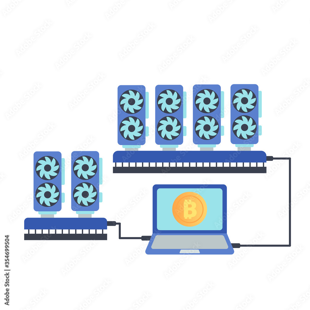 Bitcoin Mining Farm. Digital Crypto Currency. Bitcoin Mining Farm. Digital Crypto Currency.