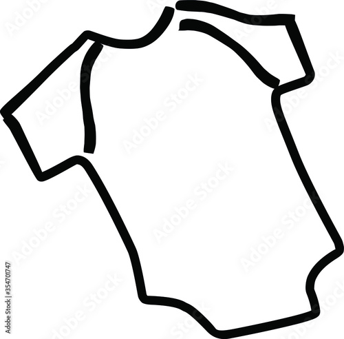 baby bodysuit linear image