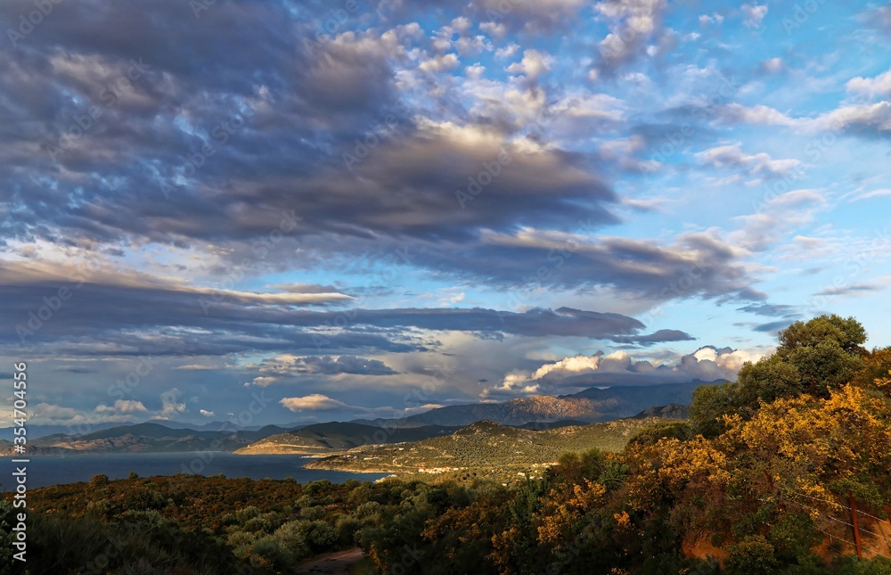 Isula rossa and further on the Balagne coast, Corsica
