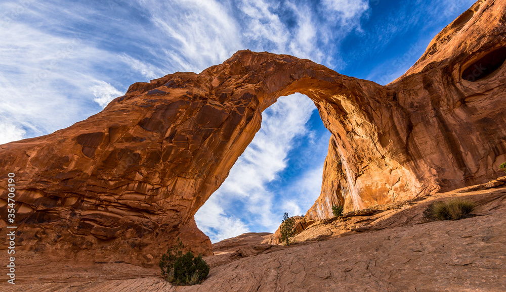 Corona Arch in Moab, Utah, USA