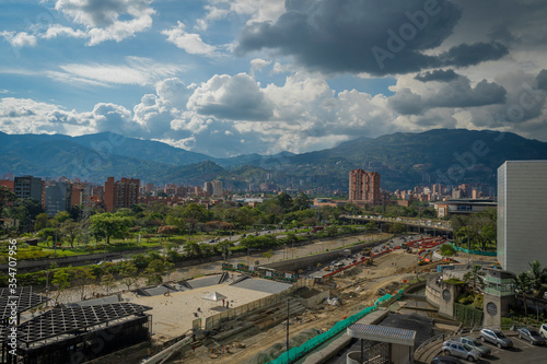 Medellín, Antioquia / Colombia. November 22, 2018. Medellín is the capital of the mountainous province of Antioquia (Colombia). Nicknamed the "city of eternal spring" 