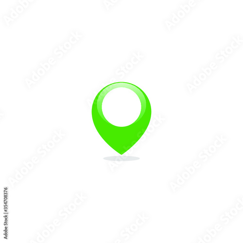 Free Download Location icon vector. Pin sign Isolated on white background. Navigation map, gps, direction, place, compass, contact, search concept. Flat style for graphic design, logo, Web, UI, mobile upp, EPS10. - GFXLoad