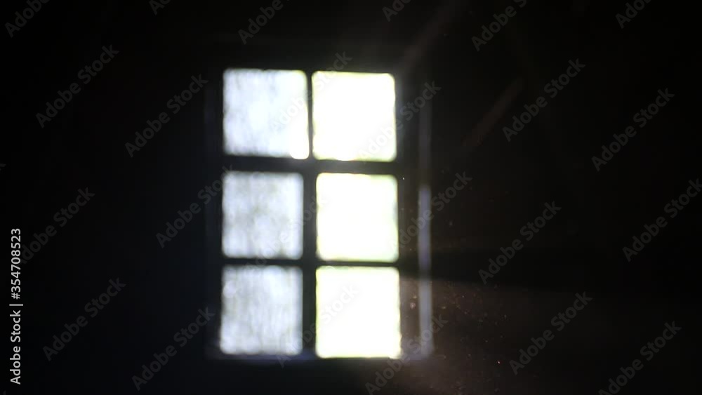 Dust particles in a ray of light from a window. Loop
