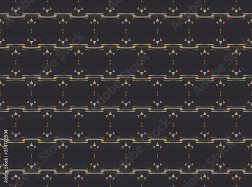 seamless pattern with red, white and yellow triangles