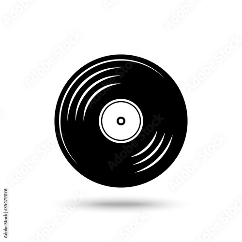 gramophone Record. Vinyl Record Vector illustration