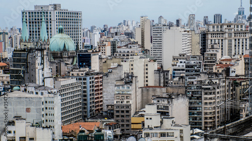 aerial view of Sao Paulo