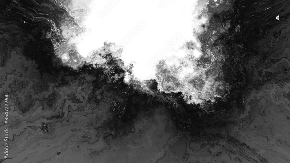impending storm. animation of abstract cloud
