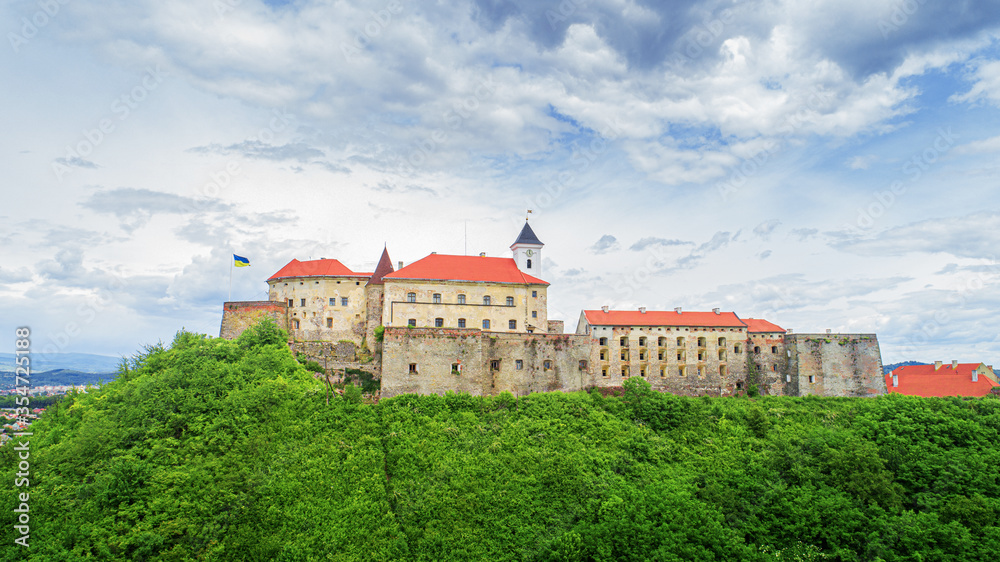 Palanok Castle Castle in Transcarpathia. Western Ukraine.