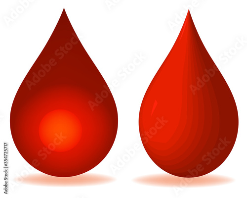 Blood icon vector