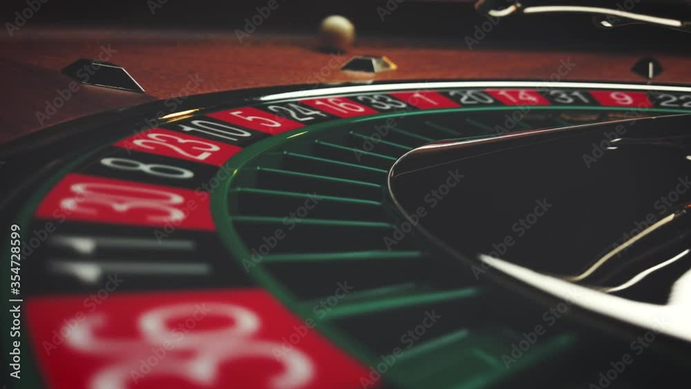 Roulette table close up at the Casino Roulette table close up at the Casino