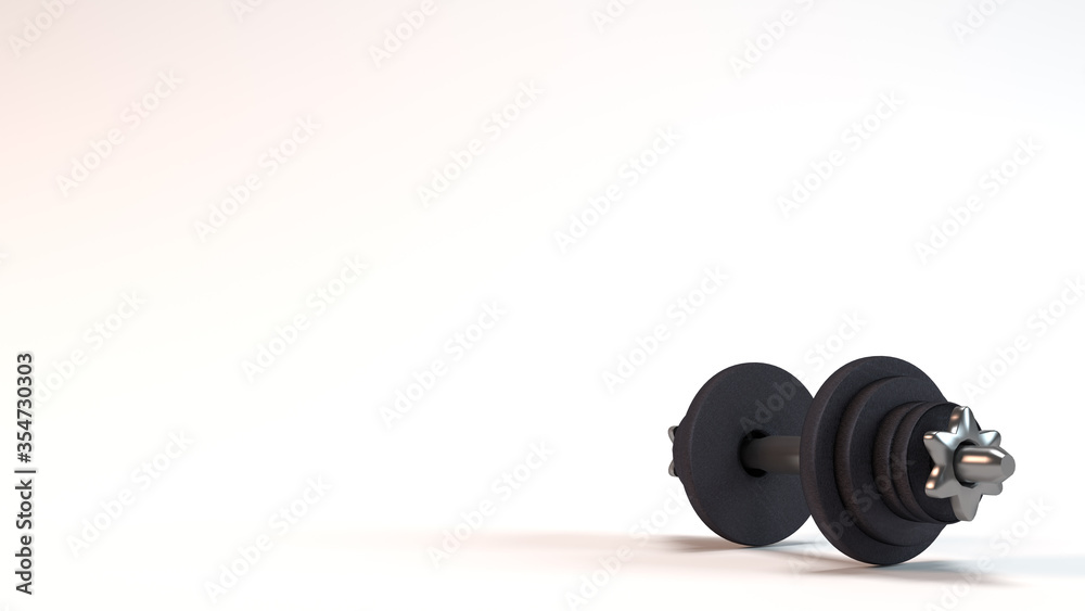 3D illustration weights for lifting in the gym or at home workout get strong and fit muscular body athletic lift weight enjoy sport recreation healthy training hard activity exercise daily background 3D illustration weights for lifting in the gym or at home workout get strong and fit muscular body athletic lift weight enjoy sport recreation healthy training hard activity exercise daily background
