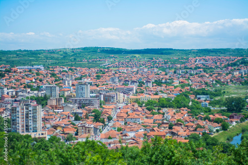 Fototapeta Naklejka Na Ścianę i Meble -  Landscape picture of Prokuplje city 