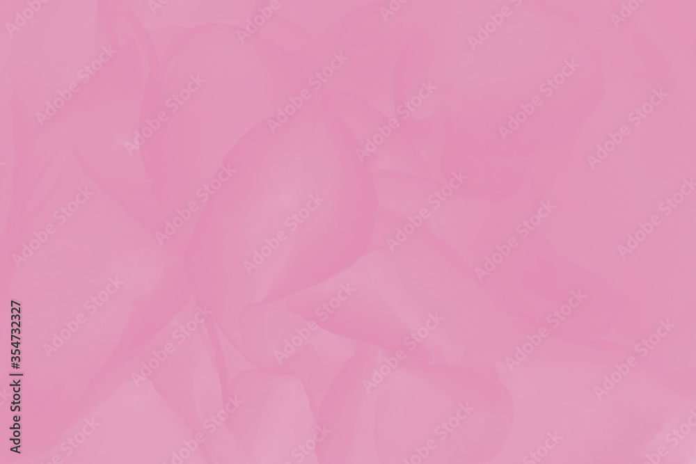 Pink abstract background with hydrangea or hortensia flowers pattern