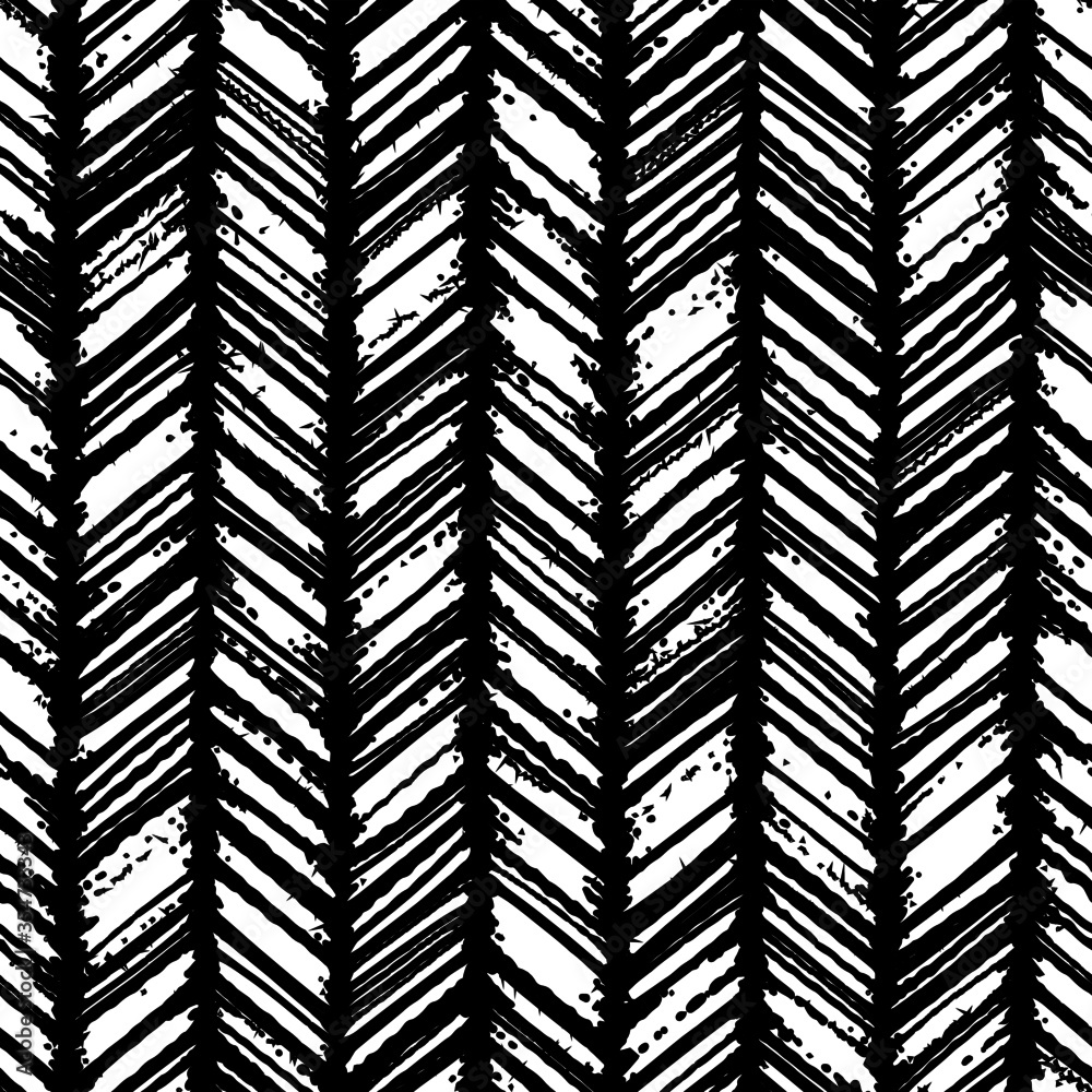 Full Seamless Distress Abstract Texture Pattern. Monochrome Vector. Black and White Dress Fabric Print. Design for Textile and Home Decoration. Full Seamless Distress Abstract Texture Pattern. Monochrome Vector. Black and White Dress Fabric Print. Design for Textile and Home Decoration.