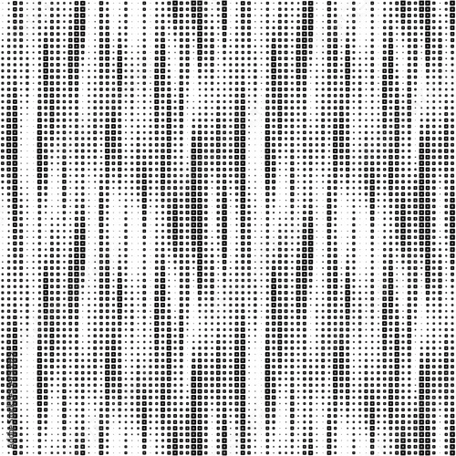 Full seamless halftone vertical lines texture pattern vector for decoration. Dirty black and white illustrator design for textile fabric print and wallpaper. Grunge model for fashion and home design.