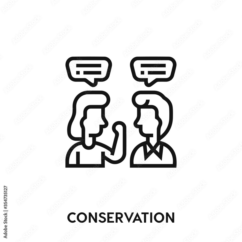 conservation icon vector. conservation sign symbol conservation icon vector. conservation sign symbol