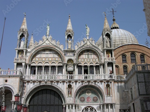 Venice, Italy, Basilica of San Marco, Detail with Dome © Fred