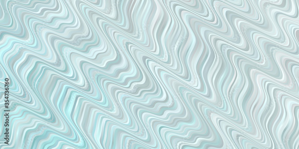 Fototapeta premium Light BLUE vector background with bows. Bright sample with colorful bent lines, shapes. Template for your UI design.