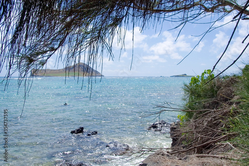 Rabbit Island also known as Mañana Island, southeastern shore of Oahu, Hawaii, Kaupo beach park, Waimanalo beach photo