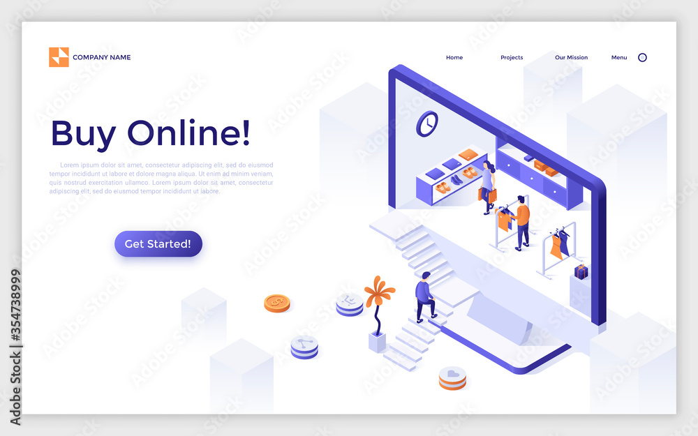 Isometric vector illustration Isometric vector illustration