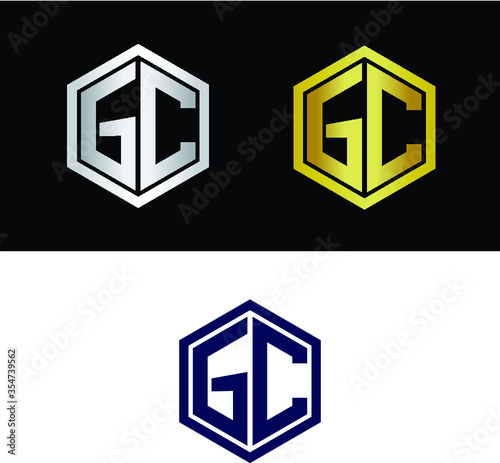 Letter G and letter C logo