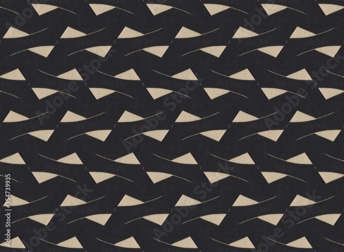 seamless abstract pattern - wavy flags