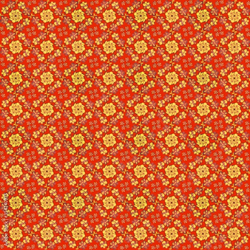 vintage red pattern background