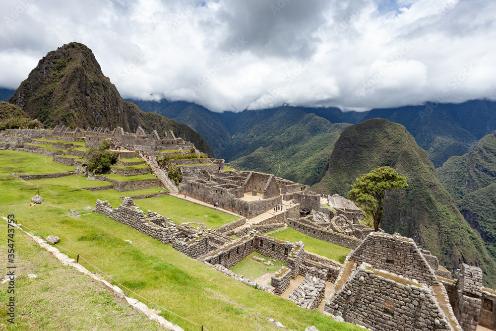 Buildings of Machu Picchu, Peru